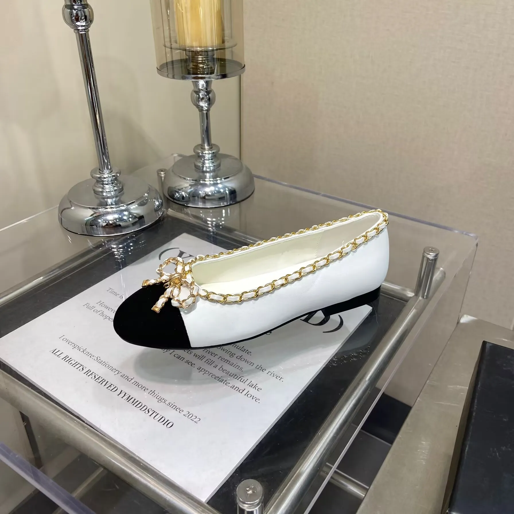 👟👟Ex-factory price 460👟👟 Women's Shoes Women's Clothing CHANEL Chanel 2025 Counter New Limited Edition New on Official Website World Premiere CHANEL Chanel 🔥50SS-Chain Mary Jane/CHANEL Beauty Shoes/chanel Shoe Control/chanel Mary Jane Little Red Book Be the first to log in Chanel counters hotly recommend new autumn and winter Mary Jane/shoe cabinet new products🌟 ➤ Original mold opening and purchasing version ➤ Imported cowhide ➤ Foot pad sheepskin ➤ Private film genuine leather outsole ➤ Full set of counter packaging Size: 35-41 40 41 Customized, non-refundable and non-exchangeable